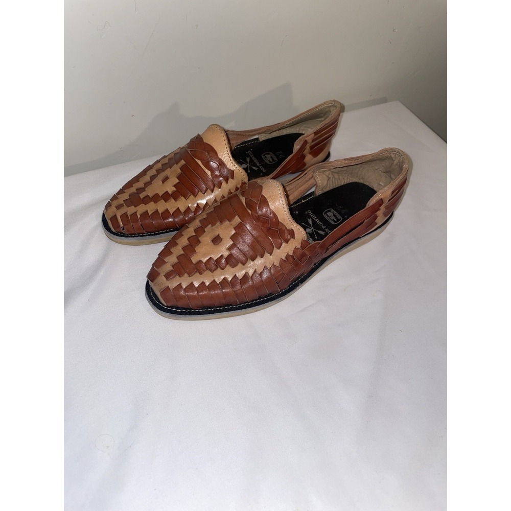 Don Porfirio Huarache Size Mexico 22 USA Men 3.5 Woman 5 Leather Handmade